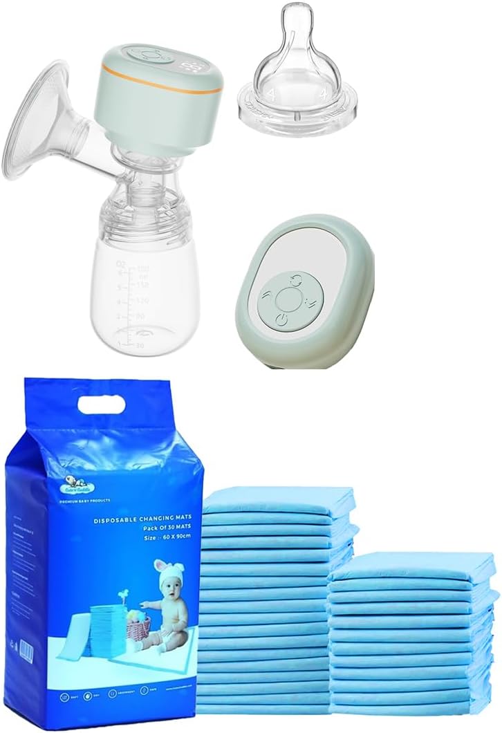 DQS090 Wearable Breast Pump + Diaper Liners