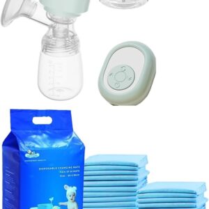 Portable Wearable Breast Pump with 60-Pack Liners