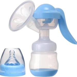 Manual Silicone Breast Pump with Bottle