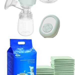 Hands-Free Breast Pump + 60-Pack Waterproof Liners