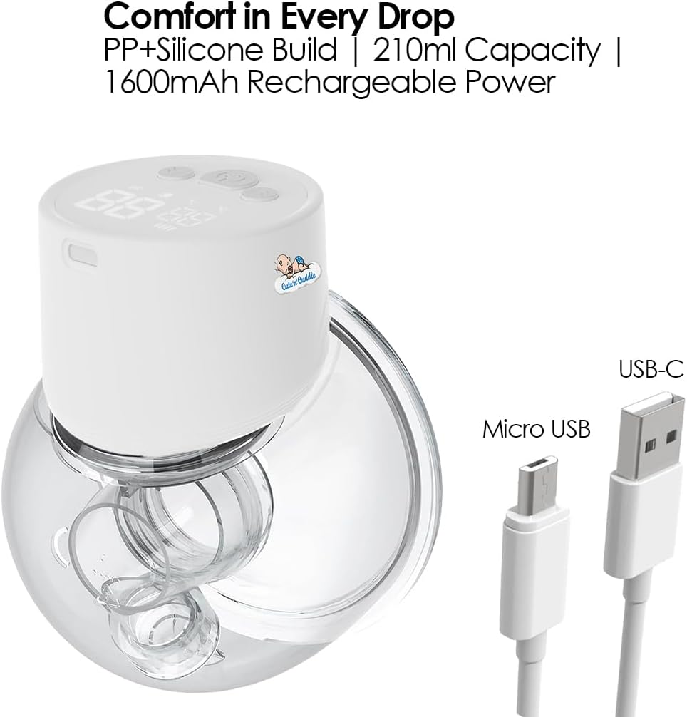 Portable Hands-Free Electric Breast Pump Rechargeable - Image 3