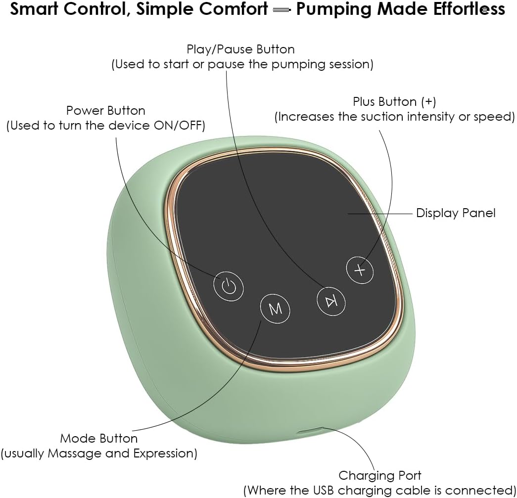 Double Electric Breast Pump LCD Touch Portable - Image 3