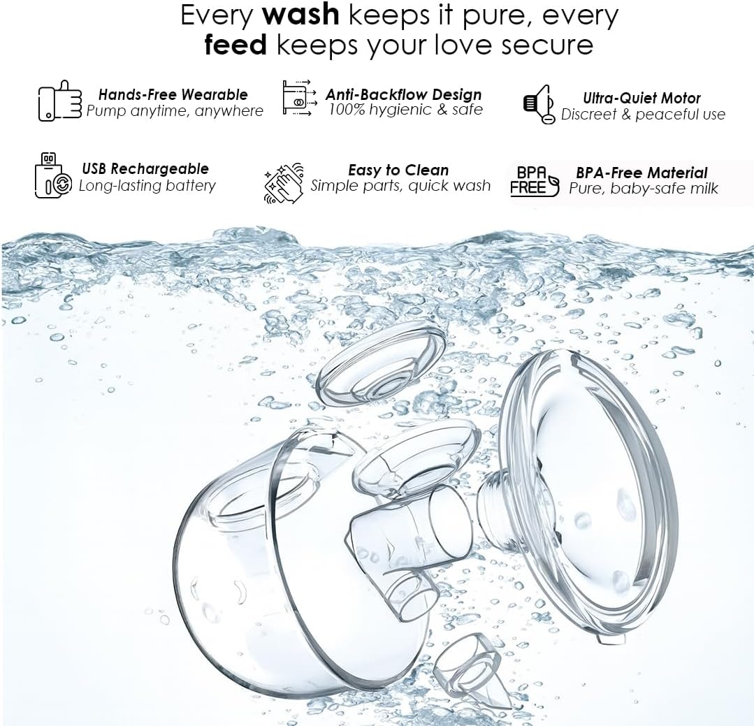 Portable Hands-Free Electric Breast Pump Rechargeable - Image 5