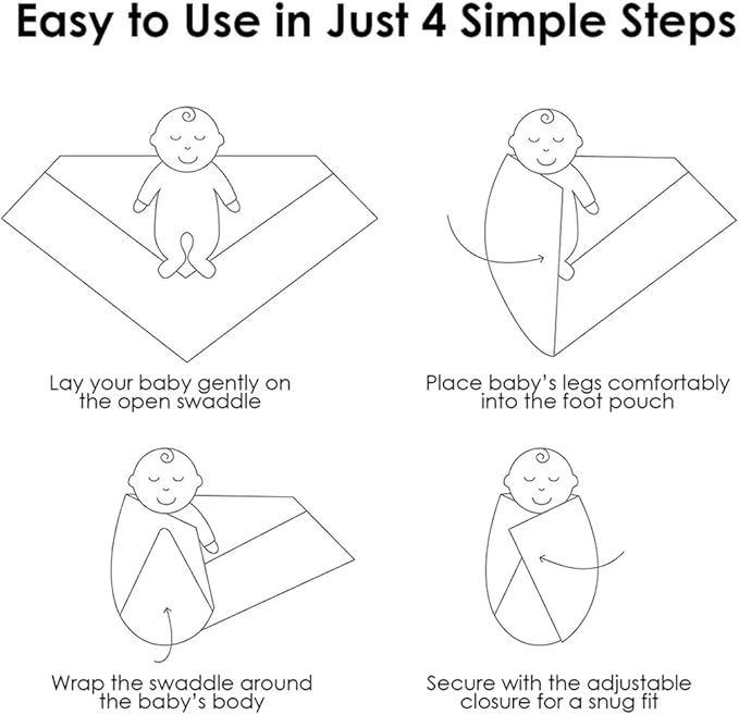 Ultra-Soft Hooded Baby Swaddle Blanket - Image 5