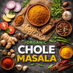 Organic Chole Masala Powder | Authentic Indian Spice Blend | 100% Natural Per kg price/ 99