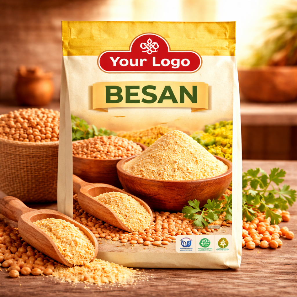 Premium Besan (Gram Flour) – Fresh & Pure Chickpea Flour