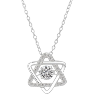 2.00 Carat Round Cut Simulated Diamond With 14K White Gold Plated Pendant for Women Minimum Order: 10 Pieces