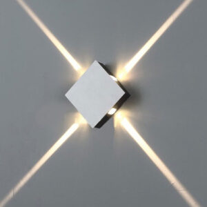Modern LED 4 Way Wall Light for Decorative Outdoor Lighting