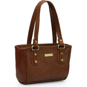 Classic Brown Leather Women’s Tote Handbag