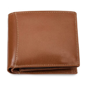 Classic Brown Leather Men’s Wallet Slim Durable