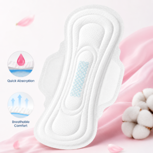 Quick Absorption Sanitary Pads for Women – Pack of 100 | Ultra Thin High Absorbency Pads | Breathable Comfort | Leak Protection | Soft Cotton Feel Day & Night Pads