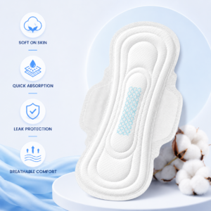 Ultra Thin Sanitary Pads for Women – Pack of 100 | Quick Absorption | Leak Protection | Soft Cotton Feel | Breathable Comfortable Day & Night Pads