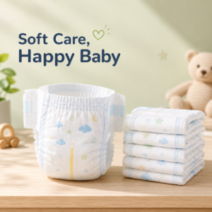 Premium Ultra Absorbent Soft Baby Diapers with Leak Protection & Elastic Fit Per  Diaper Price 0.144