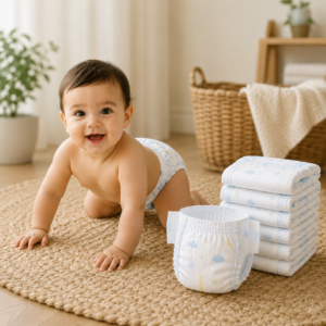 SoftCare Premium Baby Diapers with Breathable Comfort & Leak Lock Protection | Price per Diaper: $0.136
