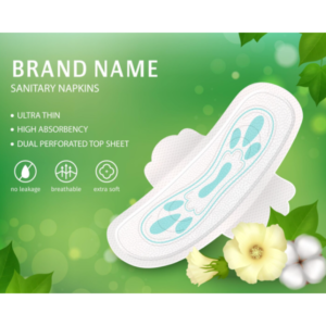 Ultra Thin Sanitary Pads for Women – Pack of 100 | High Absorbency | Soft & Breathable Cotton Feel | Leak Protection | Comfortable Daily Hygiene Pads